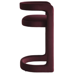Winslow Mulberry Performance Velvet Bar Stool (Set of 2) - Ornate Home