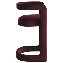 Winslow Mulberry Performance Velvet Counter Stool - Ornate Home