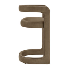 Winslow Mushroom Premium Vegan Leather Counter Stool - Ornate Home