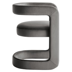 Winslow Storm Gray Barrel Performance Velvet Dining Chair - Ornate Home