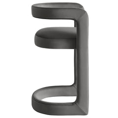 Winslow Storm Gray Performance Velvet Counter Stool - Ornate Home