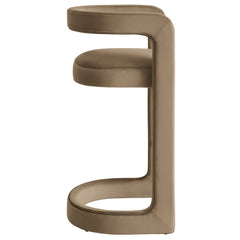 Winslow Taupe Performance Velvet Bar Stool (Set of 2) - Ornate Home