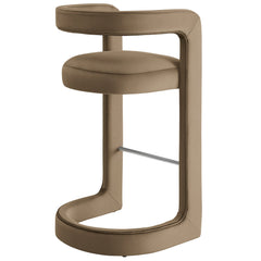 Winslow Taupe Performance Velvet Bar Stool (Set of 2) - Ornate Home