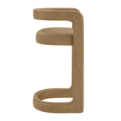 Winslow Toast Premium Vegan Leather Bar Stool (Set of 2) - Ornate Home