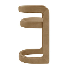 Winslow Toast Premium Vegan Leather Counter Stool - Ornate Home