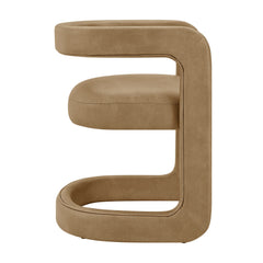 Winslow Toast Premium Vegan Leather Dining Chair - Ornate Home