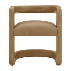 Winslow Toast Premium Vegan Leather Dining Chair - Ornate Home