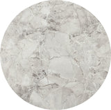 Winston Grigio Stone Top Metal Base Round Dining Table - Ornate Home
