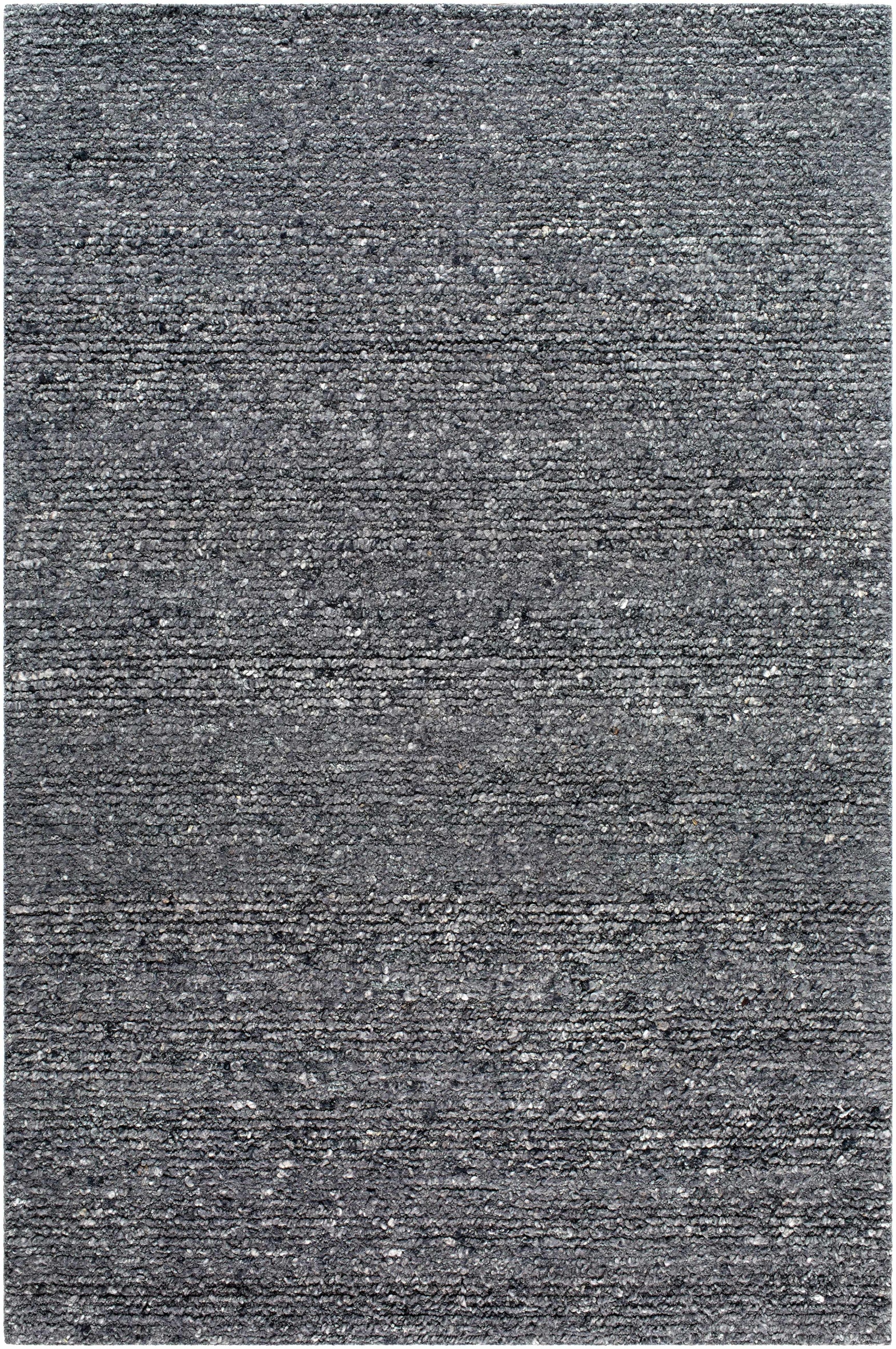 Winta Black Wool Area Rug - Ornate Home