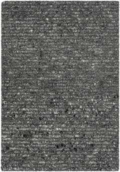 Winta Black Wool Area Rug - Ornate Home