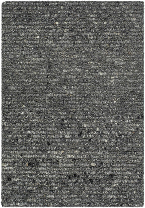 Winta Black Wool Area Rug - Ornate Home