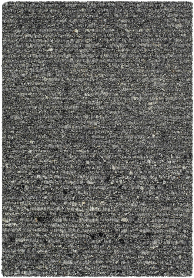 Winta Black Wool Area Rug - Ornate Home
