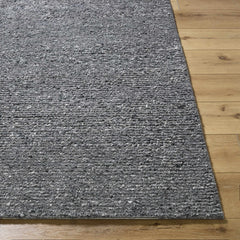 Winta Black Wool Area Rug - Ornate Home