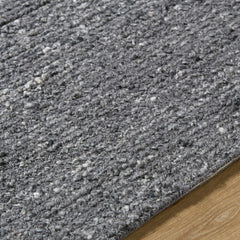 Winta Black Wool Area Rug - Ornate Home