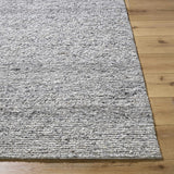 Winta Charcoal Wool Area Rug - Ornate Home