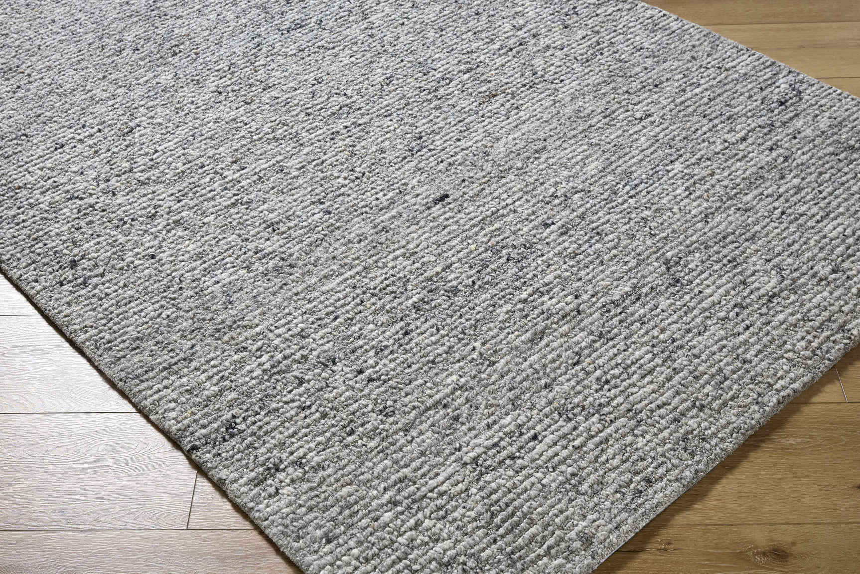 Winta Charcoal Wool Area Rug - Ornate Home