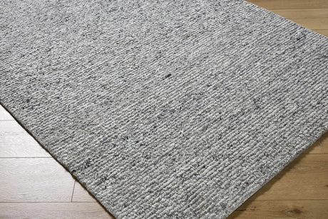 Winta Charcoal Wool Area Rug - Ornate Home