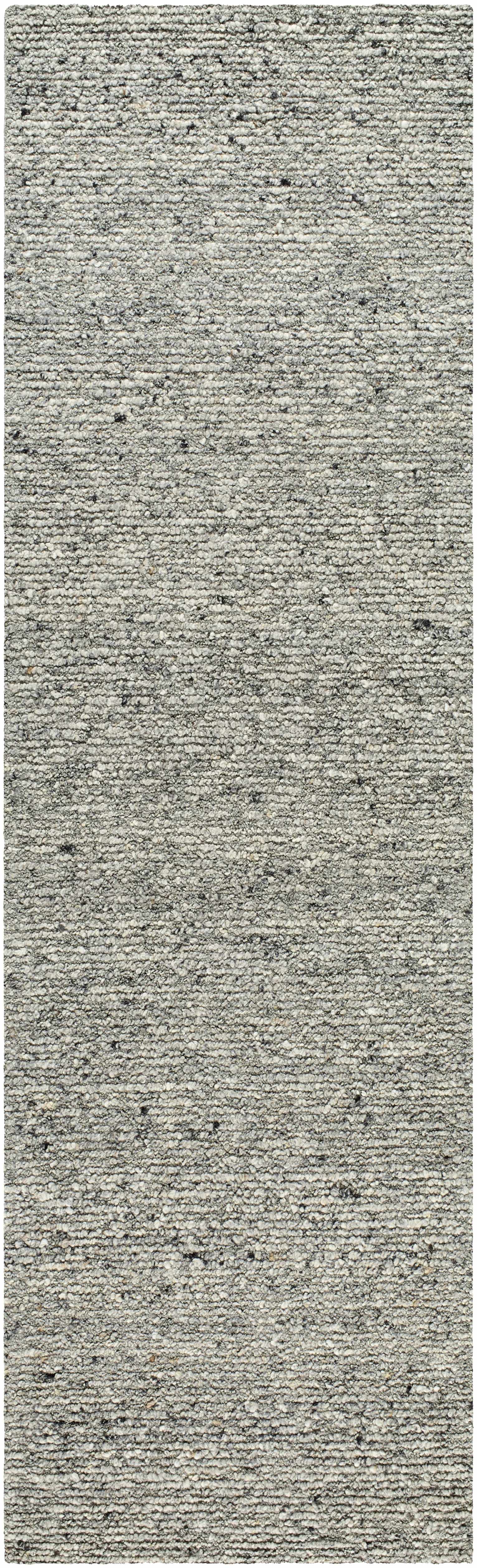 Winta Charcoal Wool Area Rug - Ornate Home