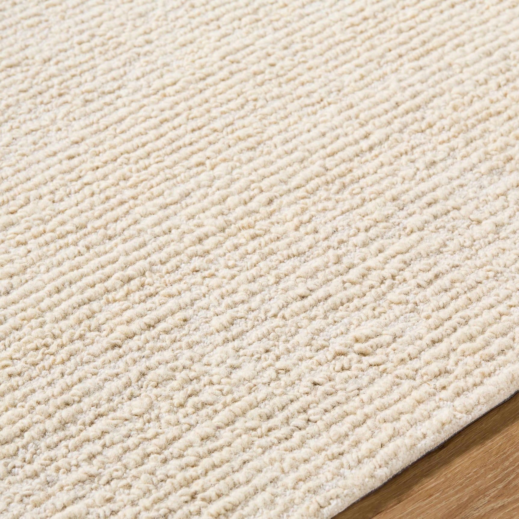 Winta Cream Wool Area Rug - Ornate Home