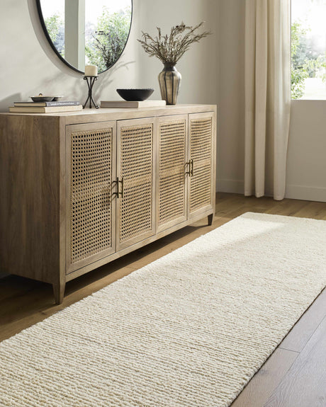 Winta Cream Wool Area Rug - Ornate Home