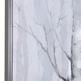 Winter Days Grey/Blue Canvas - Ornate Home