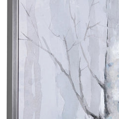 Winter Days Grey/Blue Canvas - Ornate Home