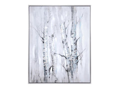 Winter Days Grey/Blue Canvas - Ornate Home