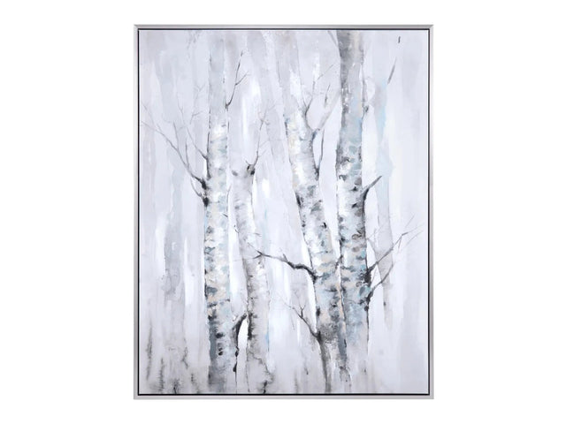 Winter Days Grey/Blue Canvas - Ornate Home