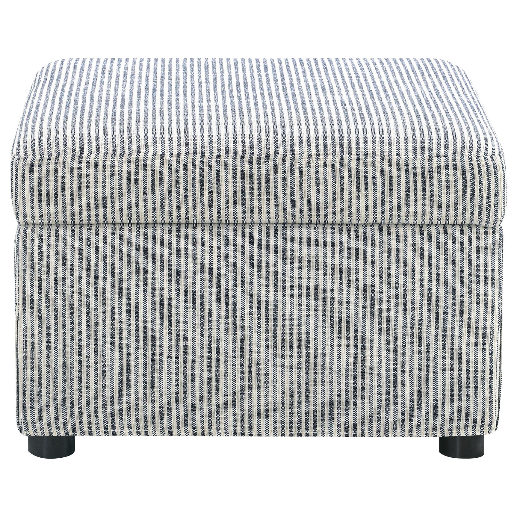 Winter Grey Upholstered Hydraulic Lift Top Storage Ottoman - Ornate Home