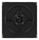 Winter Grey Upholstered Sloped Arm Accent Swivel Chair - Ornate Home