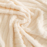 Winter Soft Plush Fleece Sofa Blanket Leaves Jacquard Couch Covers for Couches - Ornate Home