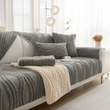 Winter Thickened Non-slip Blanket, Three-Dimensional Embossed Cotton Velvet Sofa Cover - Ornate Home