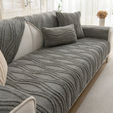 Winter Thickened Non-slip Blanket, Three-Dimensional Embossed Cotton Velvet Sofa Cover - Ornate Home