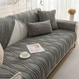 Winter Thickened Non-slip Blanket, Three-Dimensional Embossed Cotton Velvet Sofa Cover - Ornate Home
