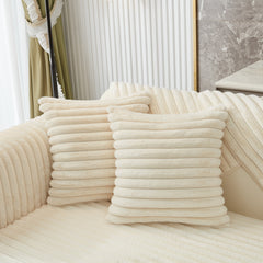 Winter Thickened Rabbit Plush Non-slip Sofa Cushion, Faux Fur Fluffy Furniture Protector - Ornate Home