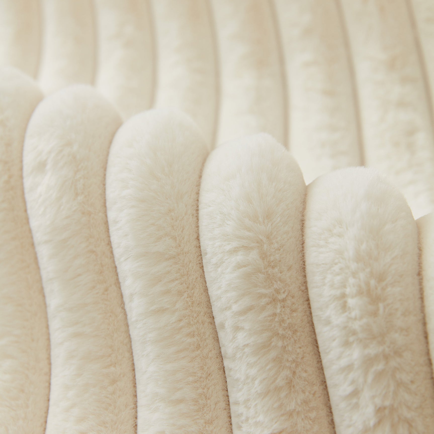 Winter Thickened Rabbit Plush Non-slip Sofa Cushion, Faux Fur Fluffy Furniture Protector - Ornate Home