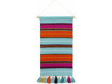Wiri Multicolor Striped Tassel Wall Hanging - Ornate Home