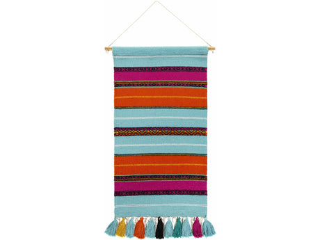 Wiri Multicolor Striped Tassel Wall Hanging - Ornate Home