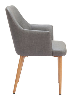 Wisom Gray Dining Chair (Set of 2) - Ornate Home