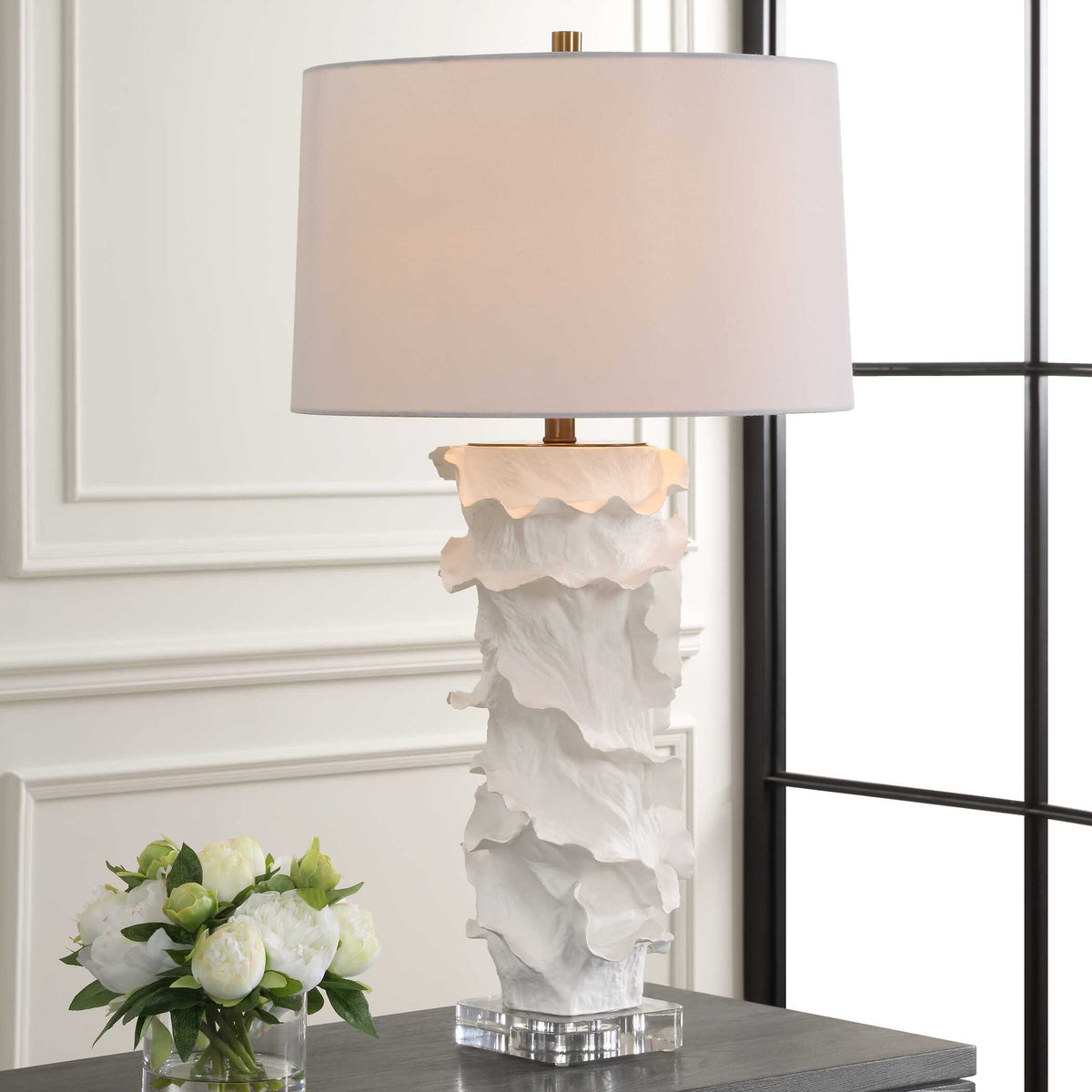 Wisp White Table Lamp - Ornate Home