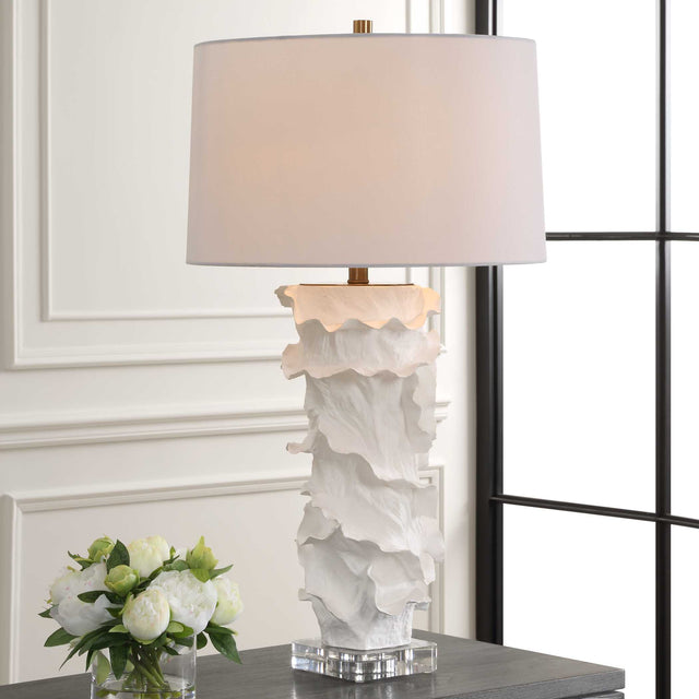 Wisp White Table Lamp - Ornate Home