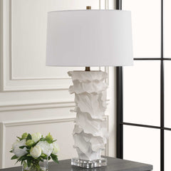 Wisp White Table Lamp - Ornate Home