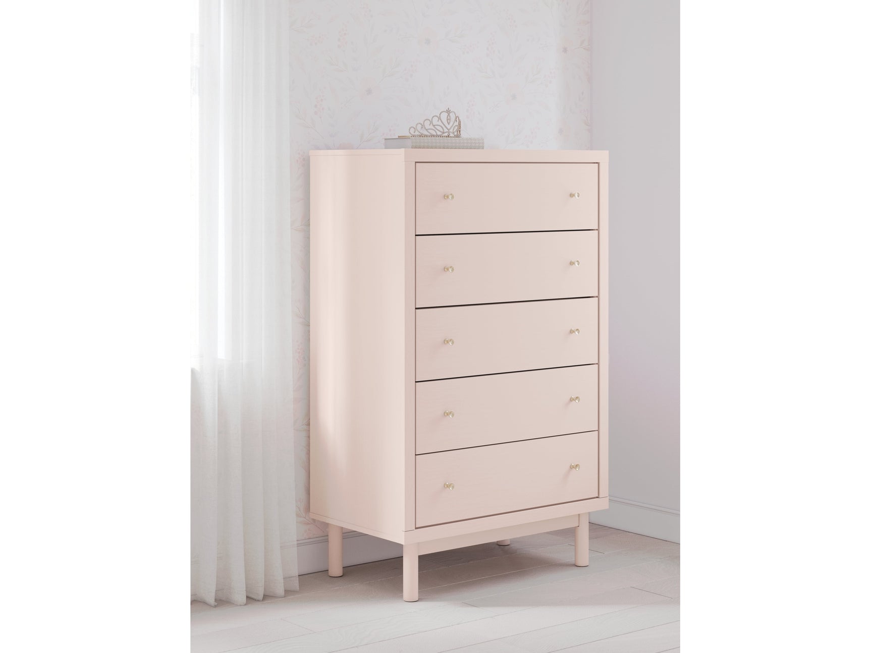 Wistenpine Blush Chest of Drawers - Ornate Home