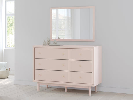 Wistenpine Blush Dresser and Mirror - Ornate Home