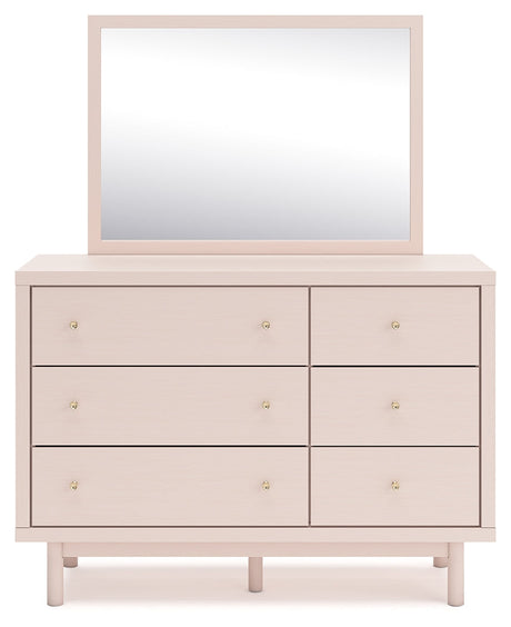 Wistenpine Blush Dresser and Mirror - Ornate Home