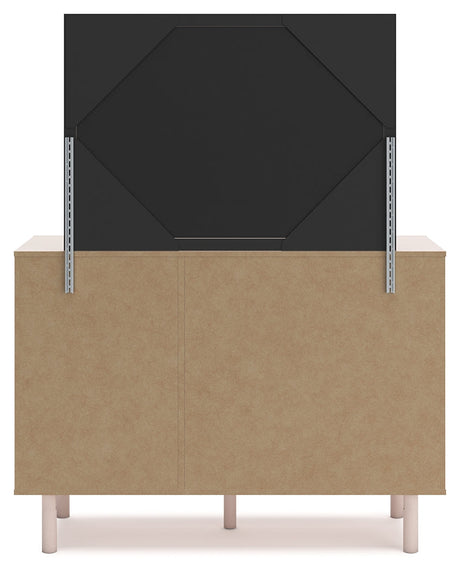 Wistenpine Blush Dresser and Mirror - Ornate Home