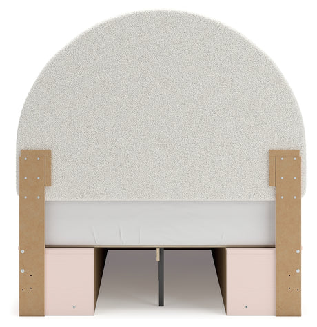 Wistenpine Blush Full Storage Bed, Dresser and Nightstand - Ornate Home