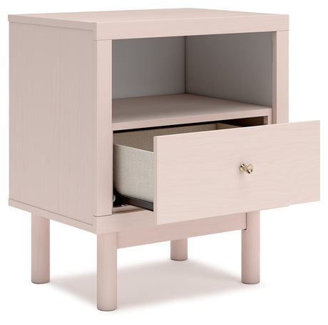 Wistenpine Blush Full Storage Bed, Dresser and Nightstand - Ornate Home