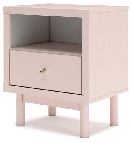 Wistenpine Blush Full Storage Bed, Dresser and Nightstand - Ornate Home