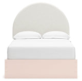 Wistenpine Blush Full Upholstered Panel Youth Bed with Storage (4 drawers) - Ornate Home